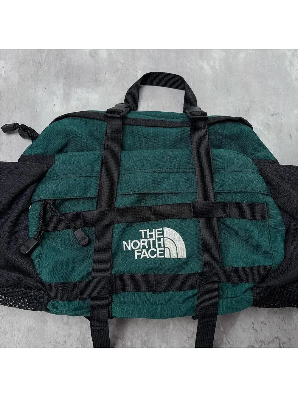 Vintage Green The North Face Lumbar Hiking Gorpcore Waist Bag